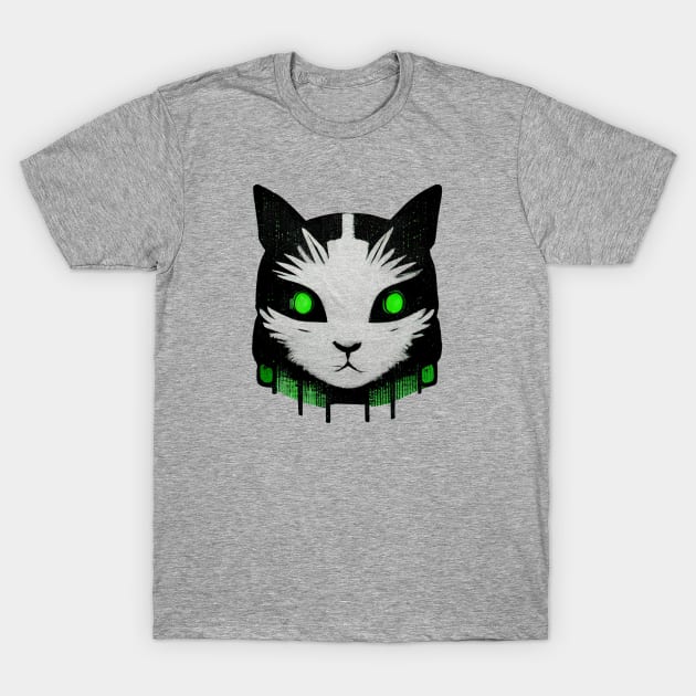 Alien Cat T-Shirt by orange-teal